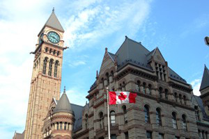 het oude stadhuis van Toronto