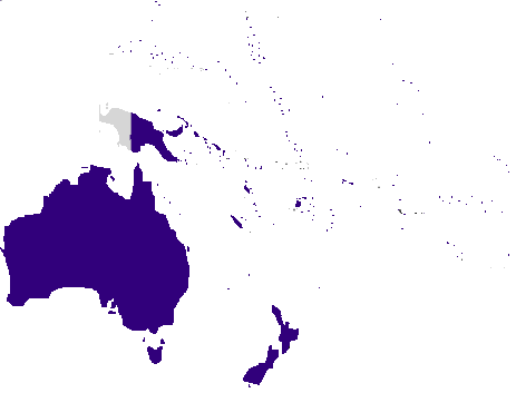 Kaart Micronesië